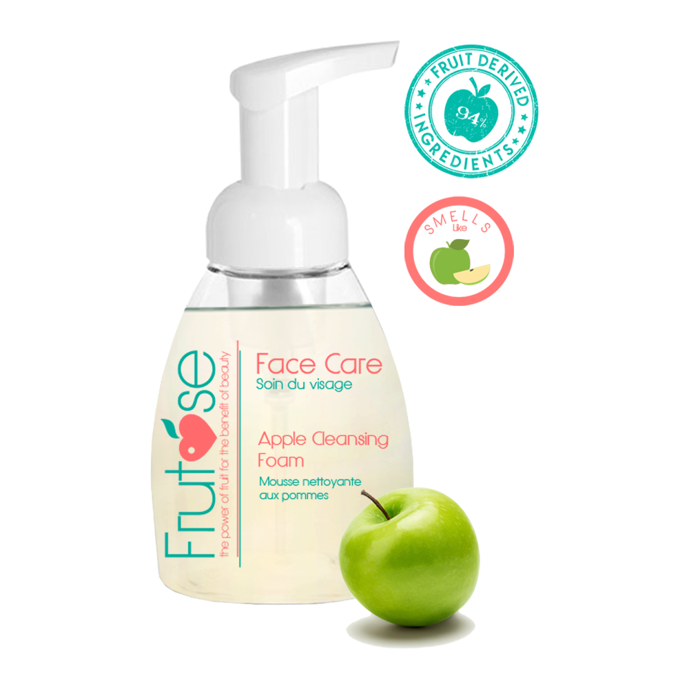 Face Care Apple Cleansing Foam, 250 mL, 1 unit, fruit lovers, apple lovers